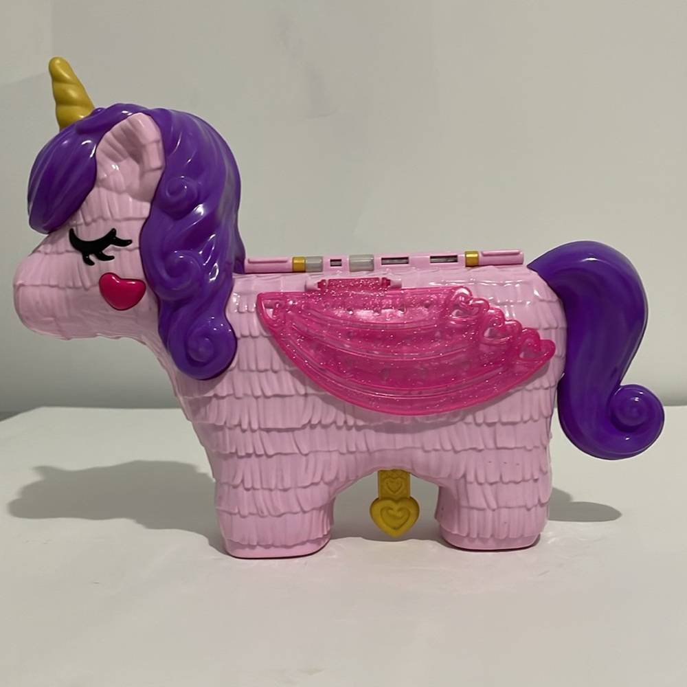 Polly Pocket Unicorn Travel Party Playset AS IS Toy Kids - Picture 2 of 8